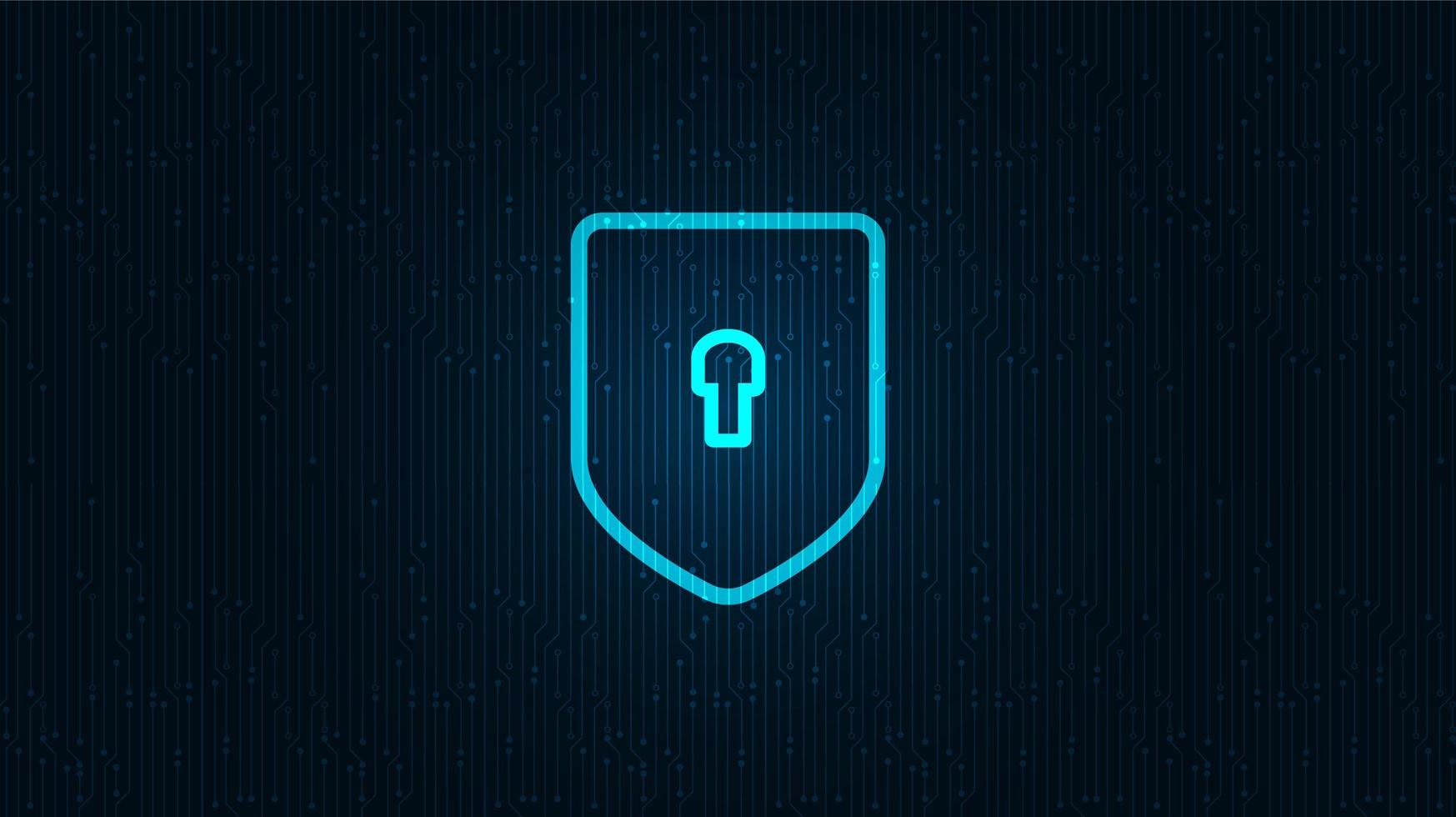 Network Technology Shield Security,protection and connection Concept background design.vector illustration. vector