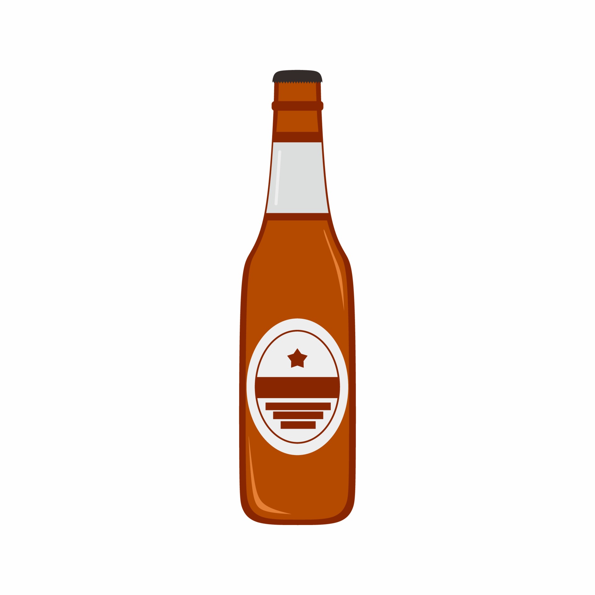 Vector Flat Illustration Of Beer Bottle Drinking Soda Alcohol Beer Icon Design Isolated On White Background Illustration Can Be Used For Topics Like Beverage Bar Restaurant Or Cafe Vector Art At Vector Flat Illustration Of Beer Bottle Drinking Soda Alcohol Beer Icon Design Isolated On White Background Illustration Can Be Used For Topics Like Beverage Bar Restaurant Or Cafe Vector Art At