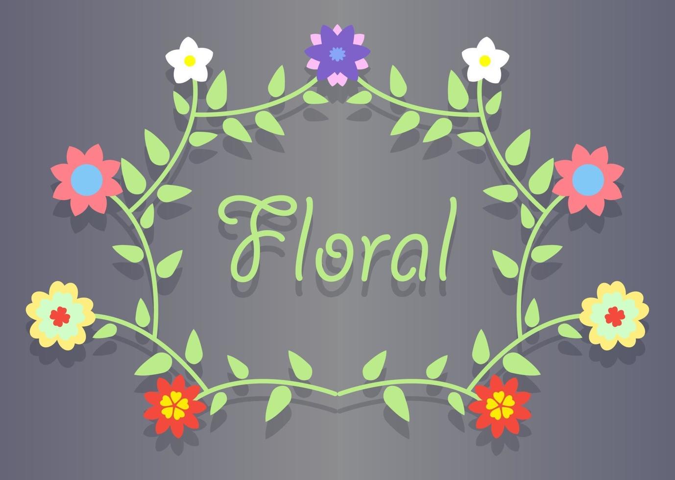 Floral Frame vector