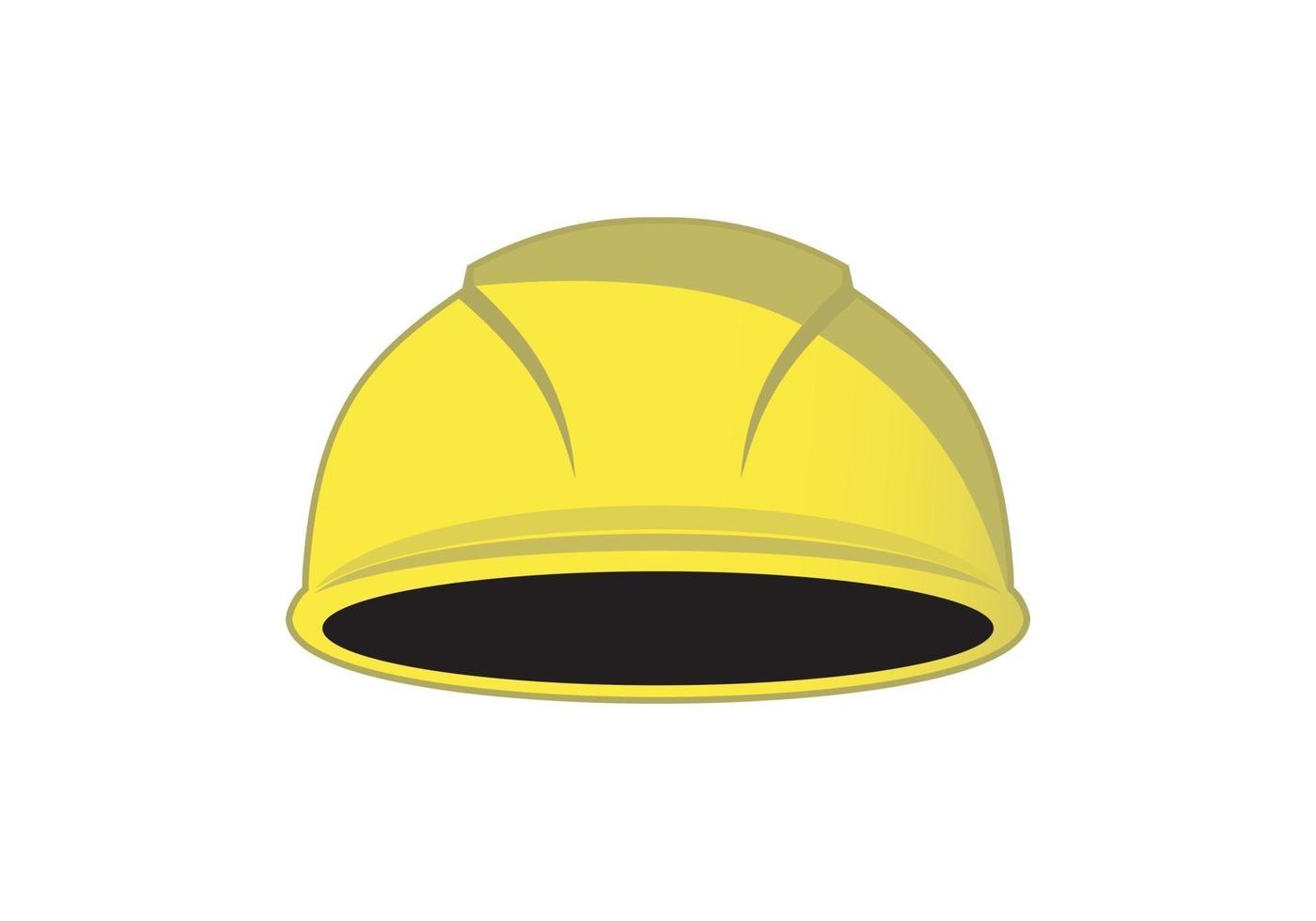 Construction helmet design vector