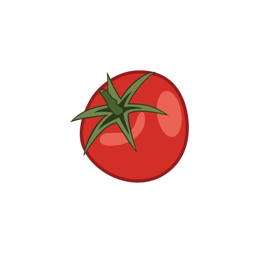 Ilustración de diseño de tomate vector