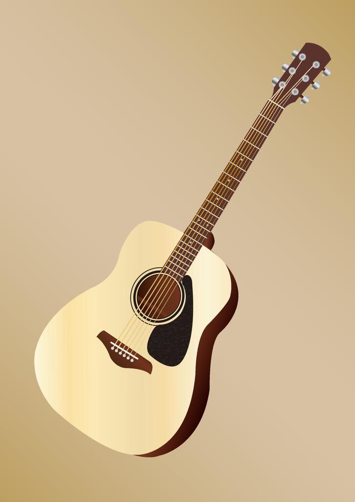 Acoustic Guitar Vector