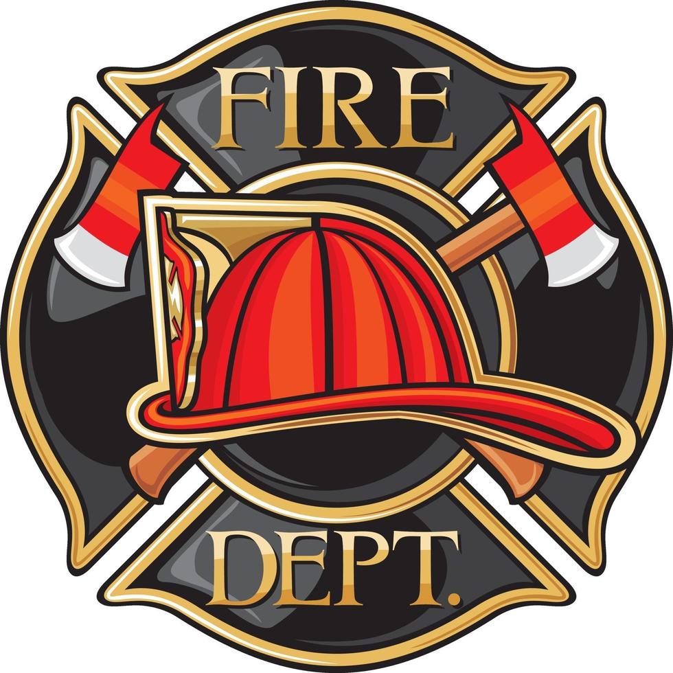 Fire Department or Firefighters vector