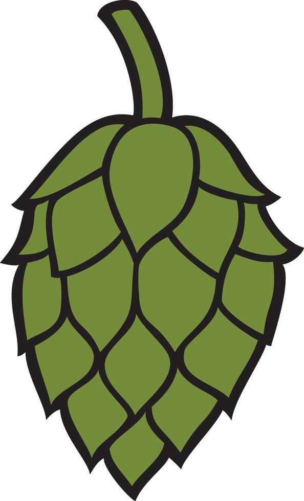 Hops - color icon vector