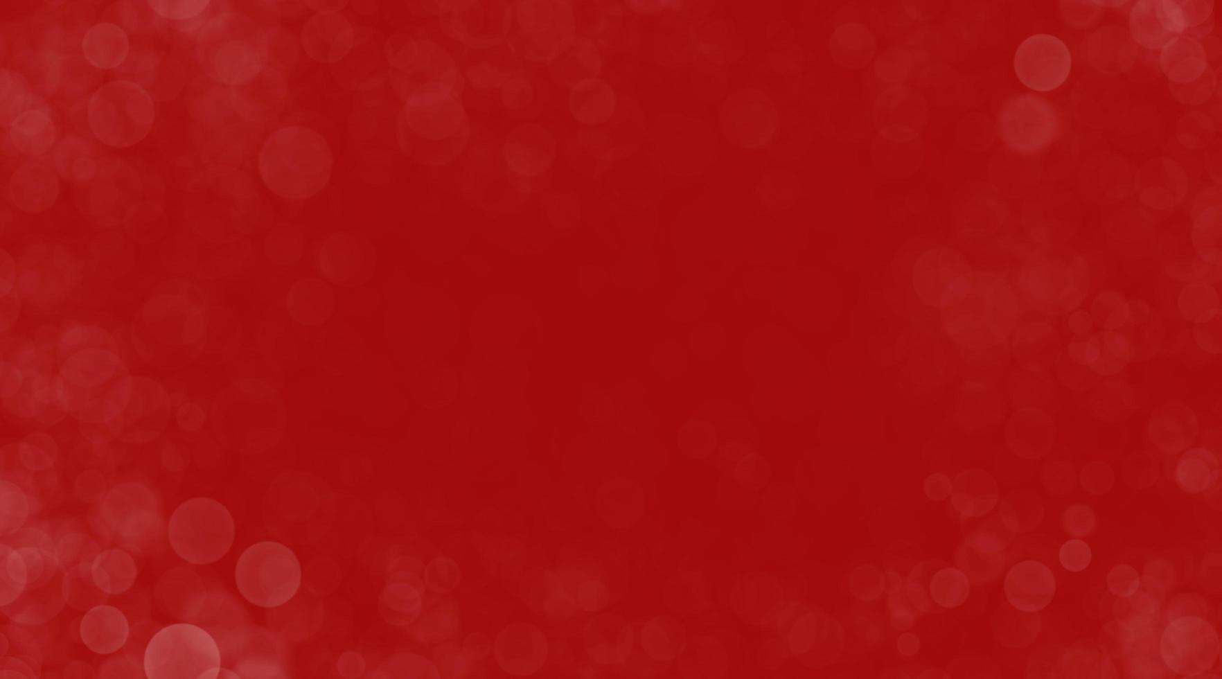 Abstract with bokeh circles on a red background photo