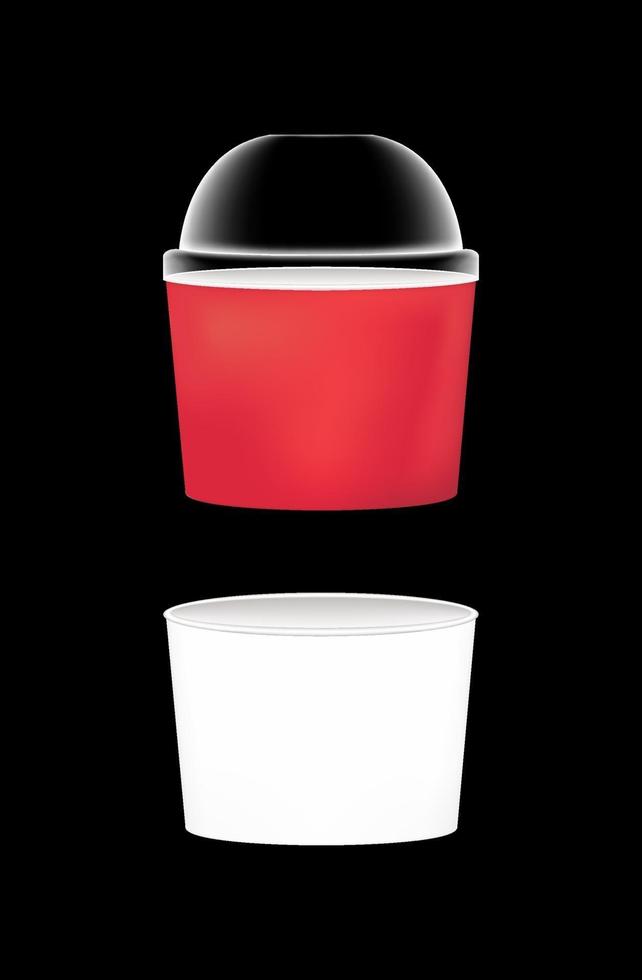 a blank soft drink cup vector