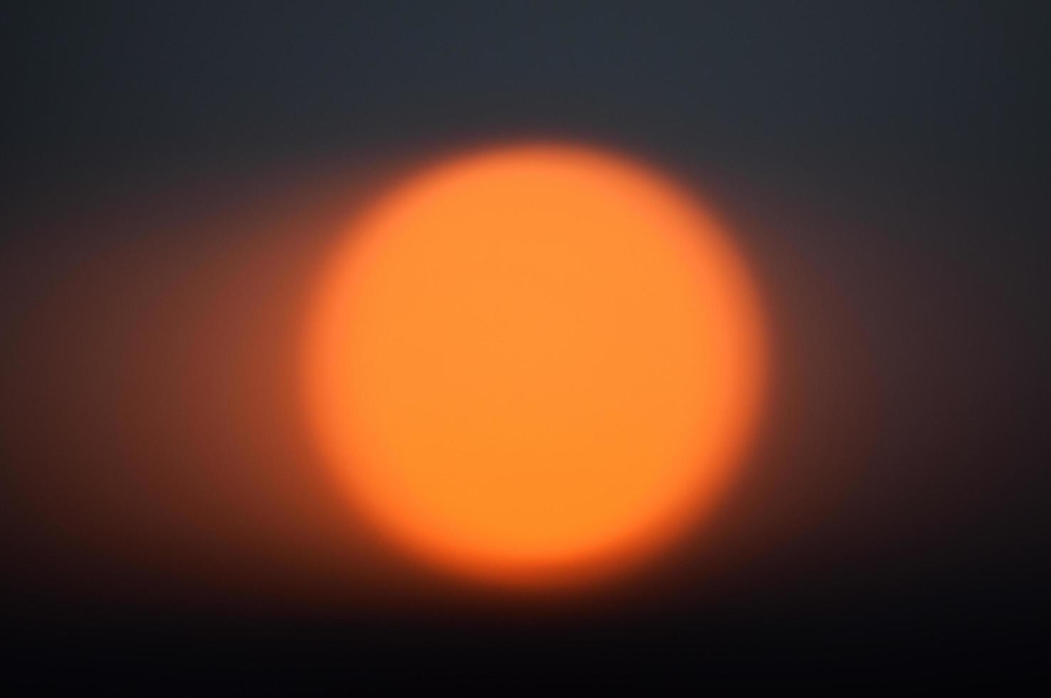 Blurred view of a sunset photo