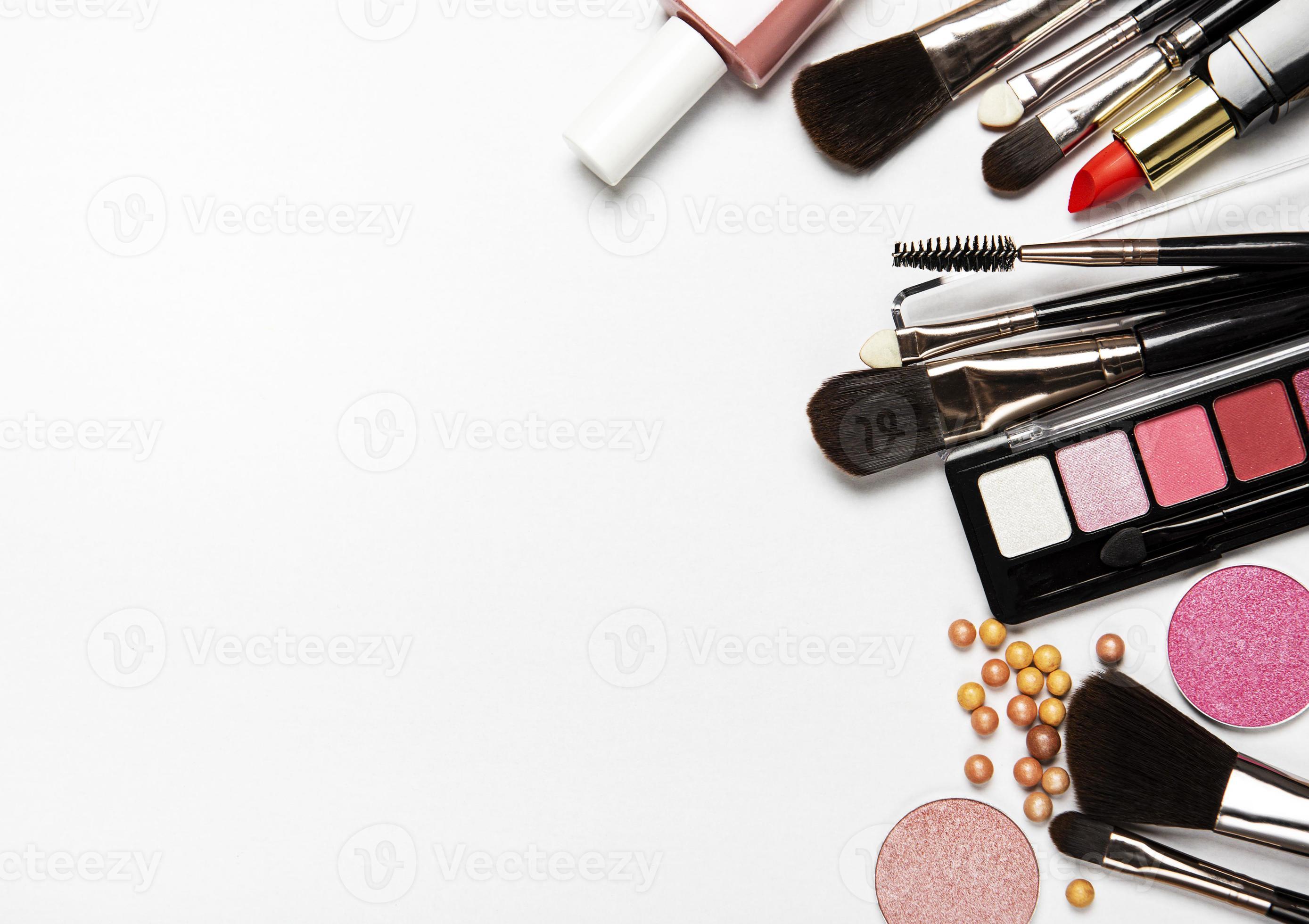 Cosmetics with copy space on a white background 2288038 Stock Photo at  Vecteezy