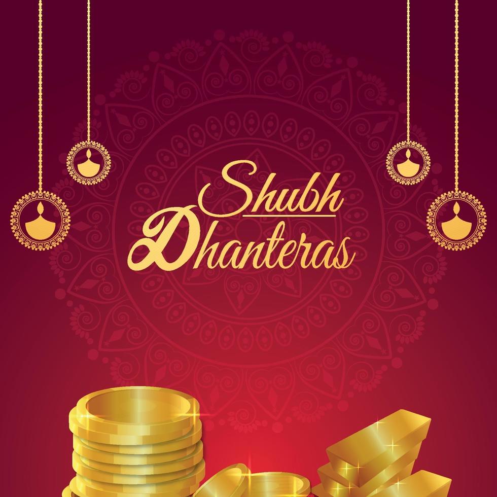 Happy Diwali festival of light background vector