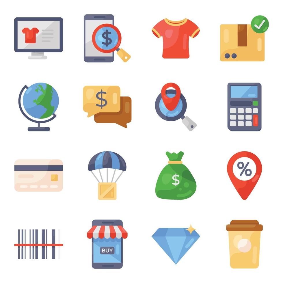 Shopping and Business vector