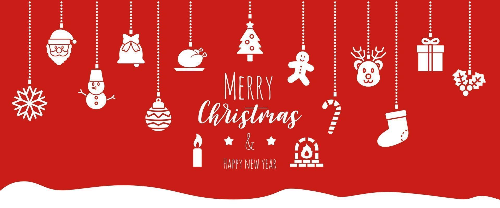 christmas banner background vector