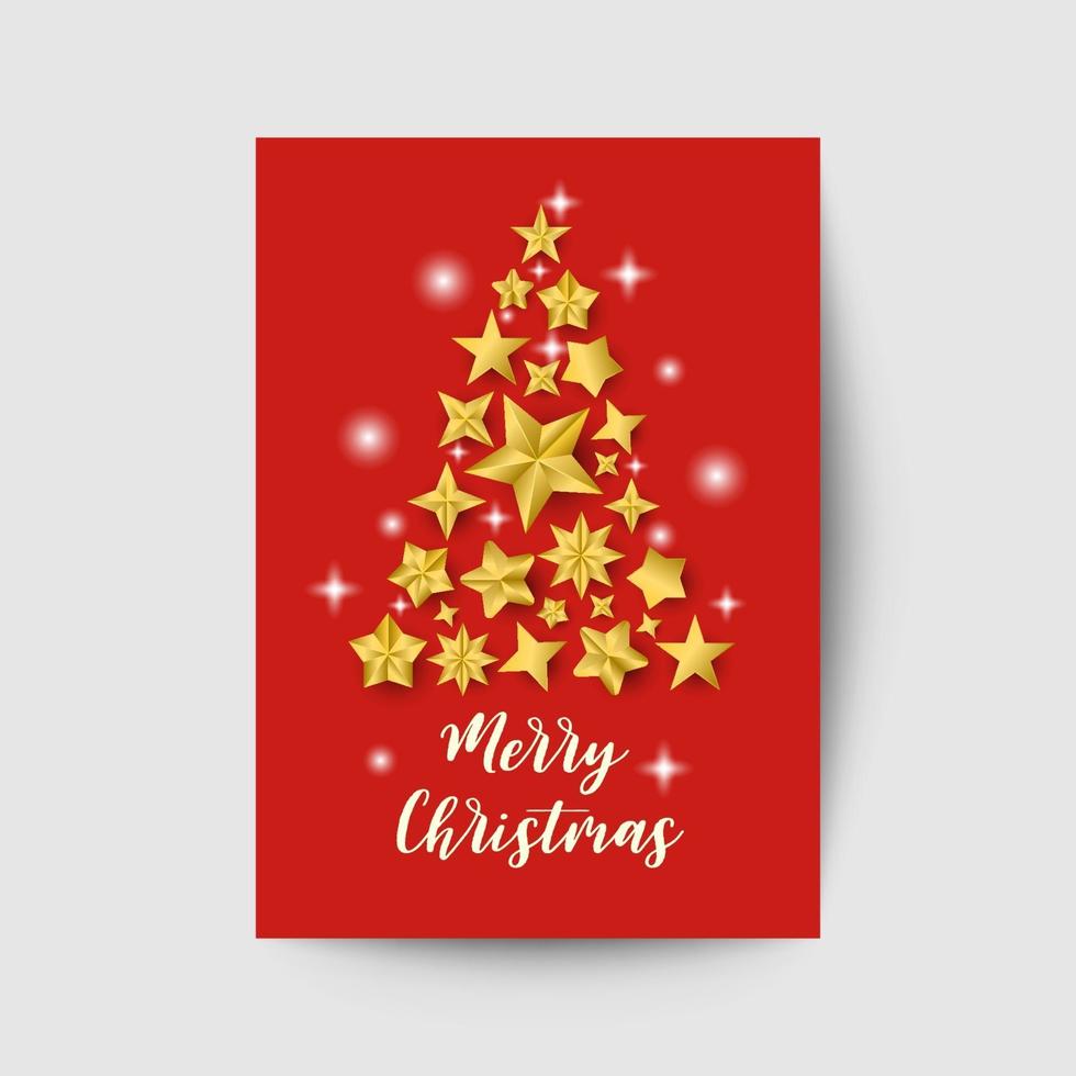 christmas greeting card vector