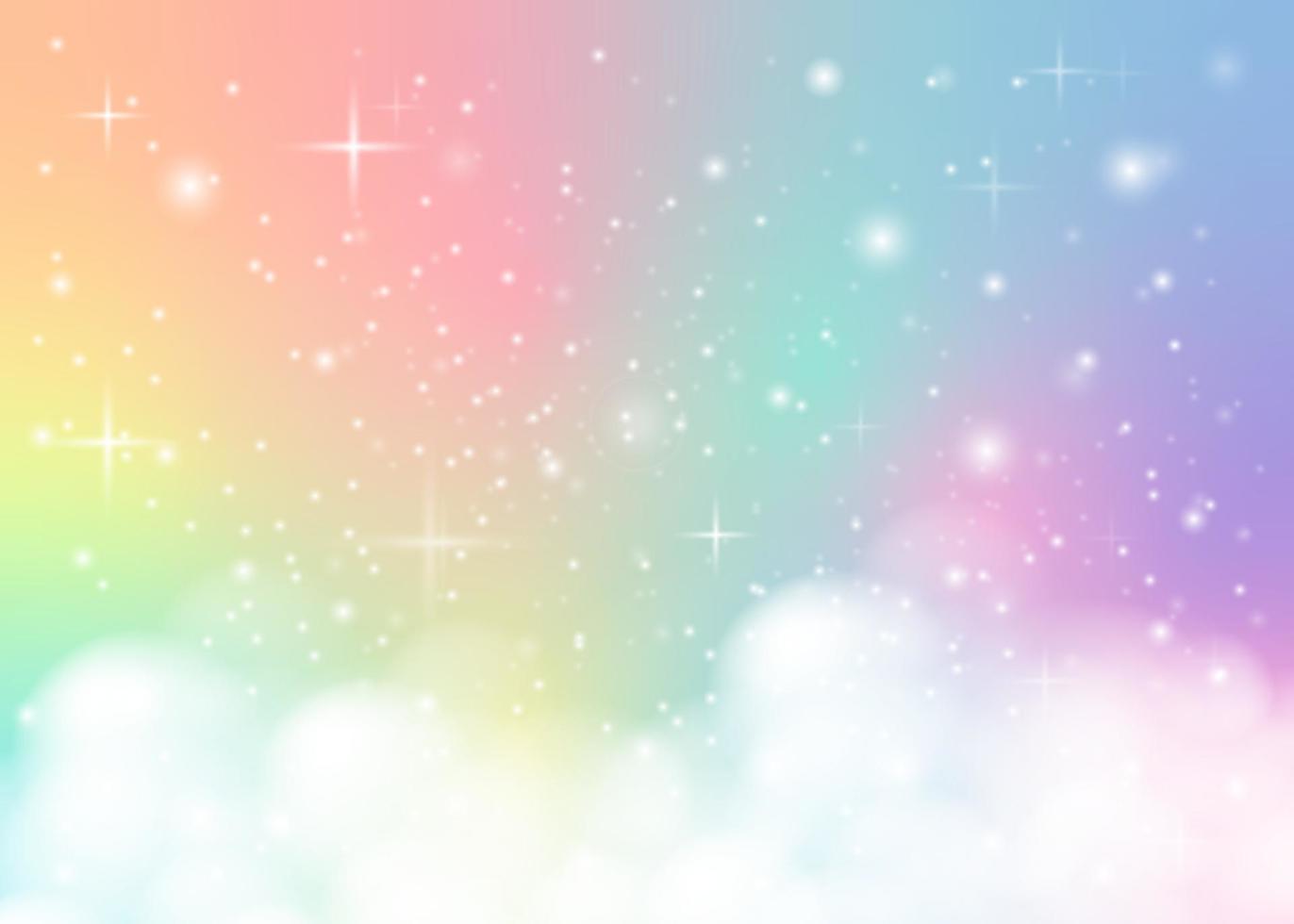 fondo pastel arcoiris vector