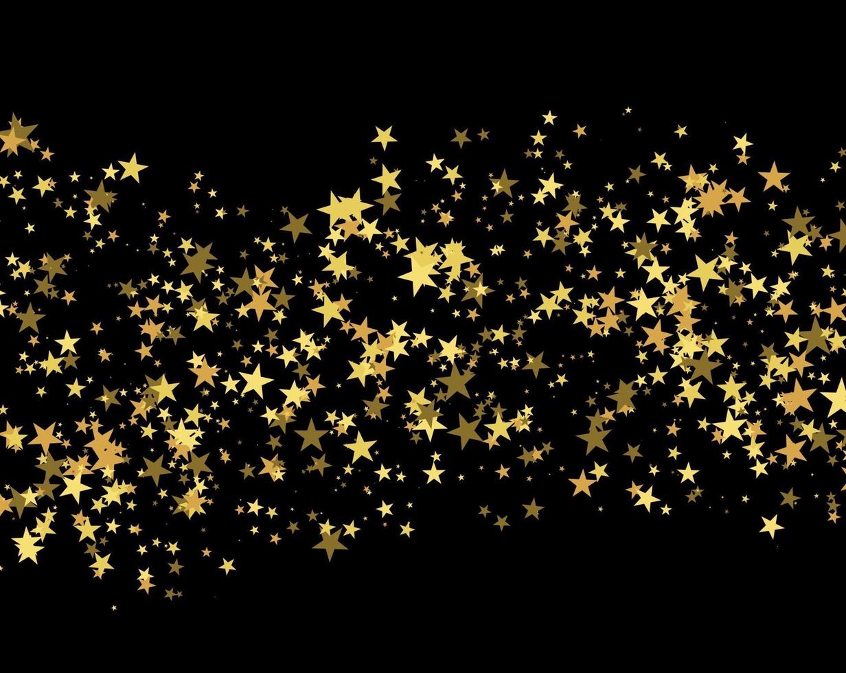 Glitter pattern made of stars vector
