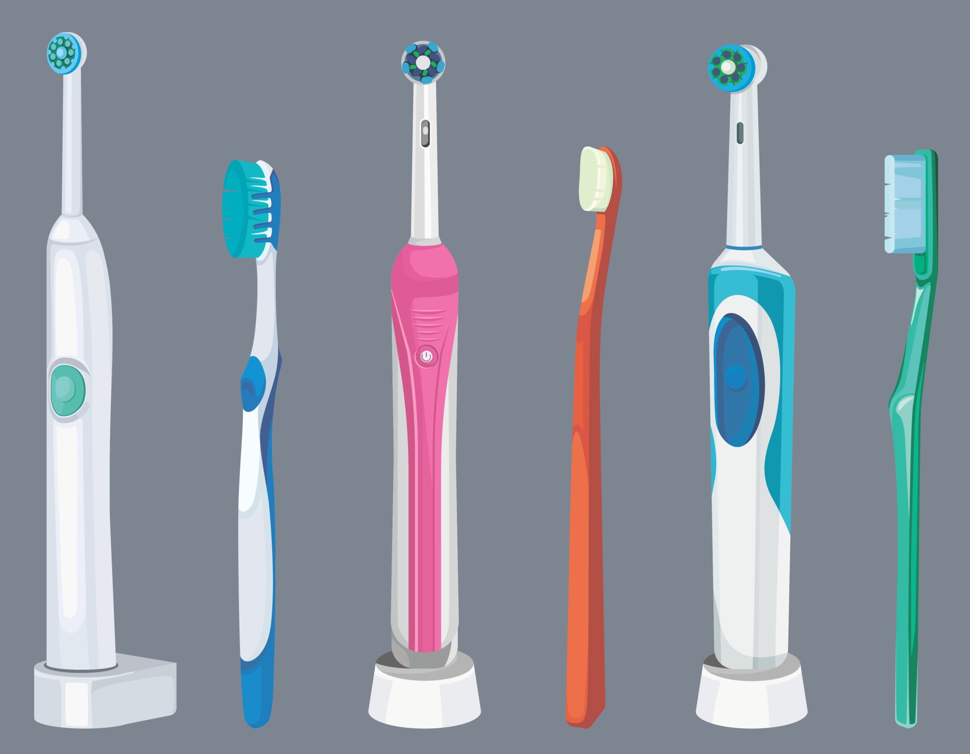 Different toothbrushes best sale
