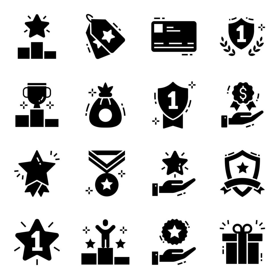 Rewards, Medals and Certificates vector