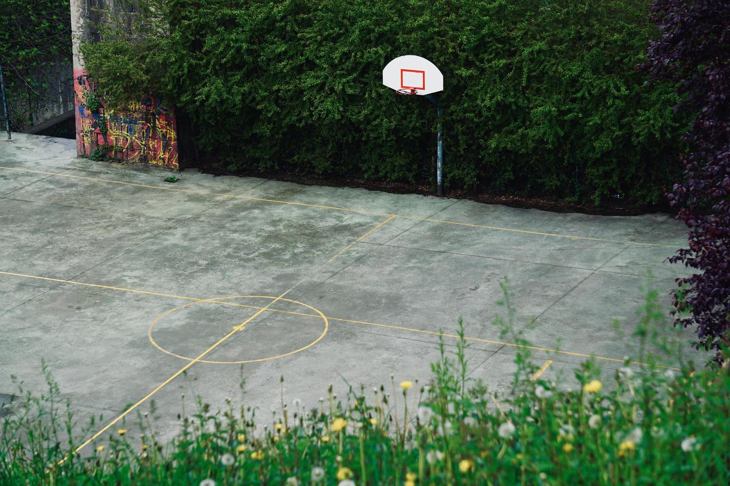 Street basketball hoop sporting equipment photo
