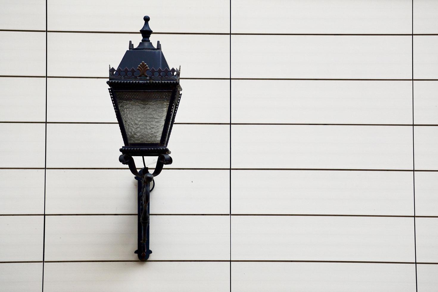 Street lamps in the city photo