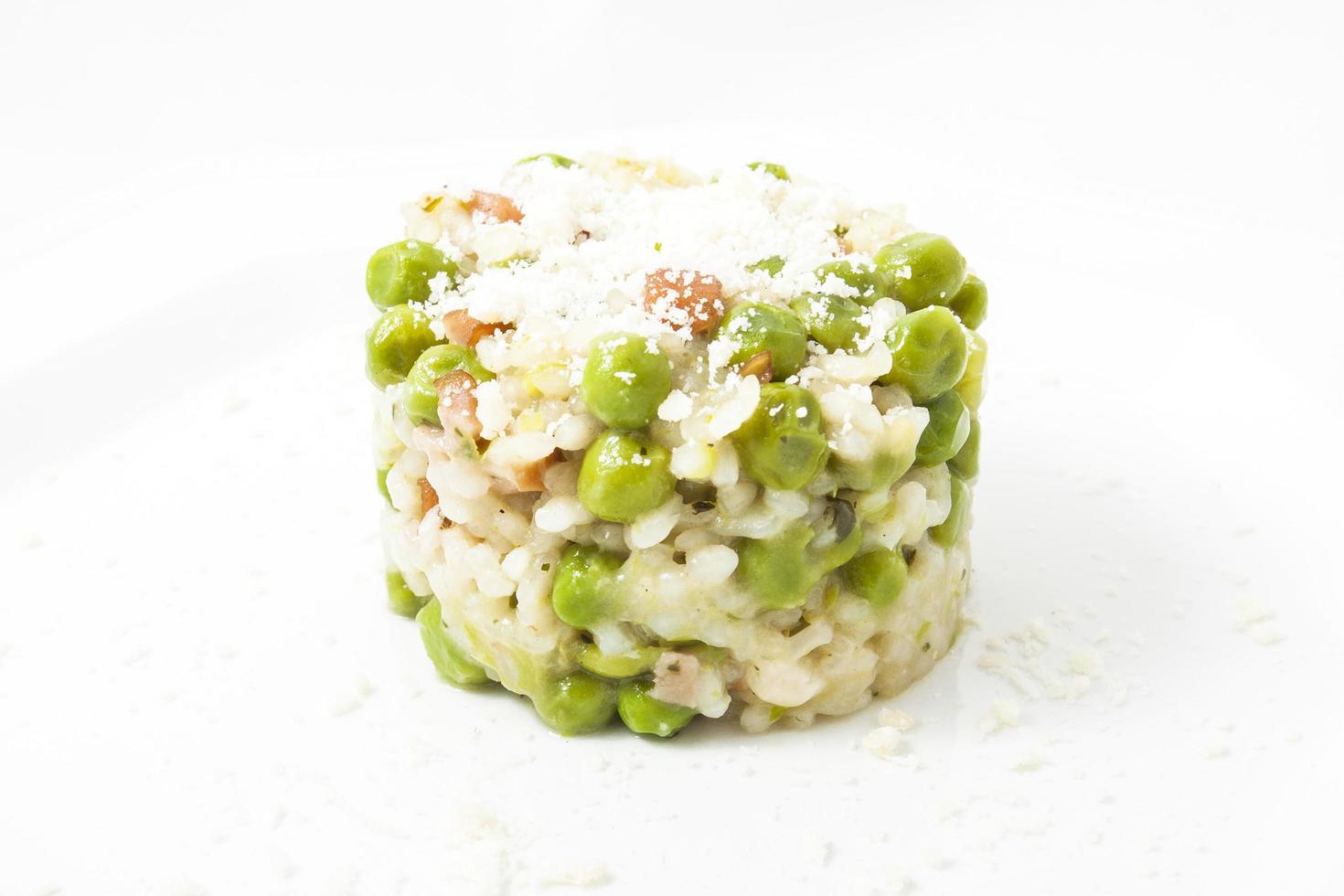 Rice with pea dish photo