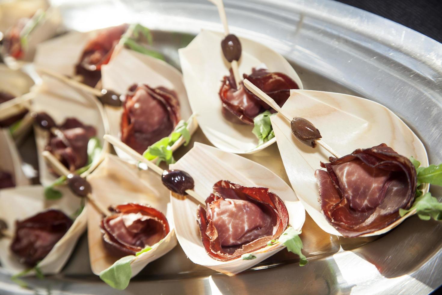 Group of appetizers photo