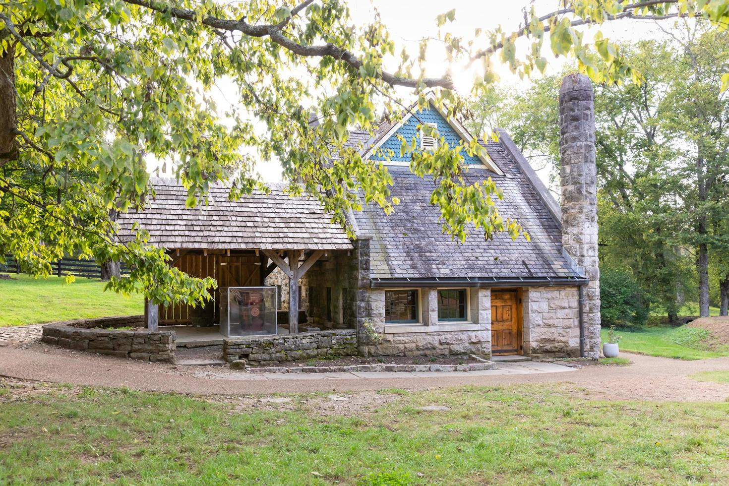 Vintage building at the Belle Meade Mansion in Nashville, Tennessee, 2020. photo