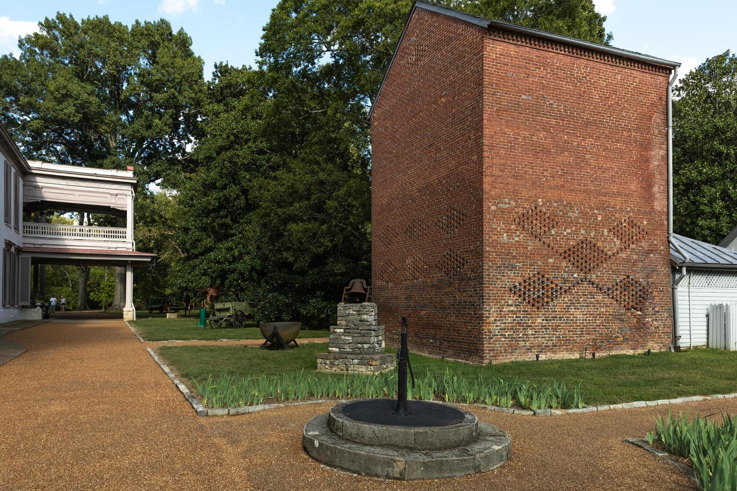 Vintage building at the Belle Meade Mansion in Nashville, Tennessee, 2020. photo