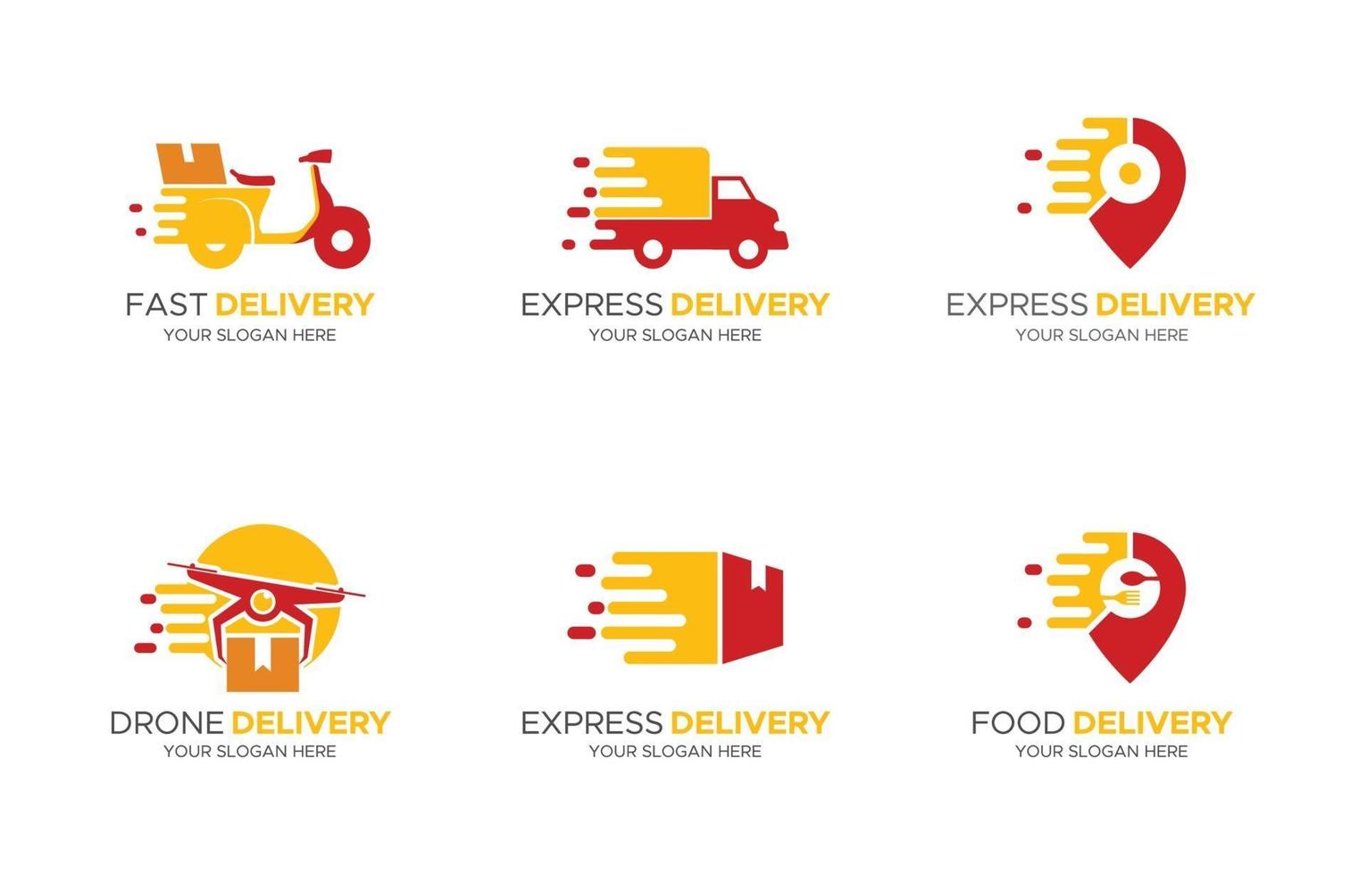 Delivery Logo Collection vector