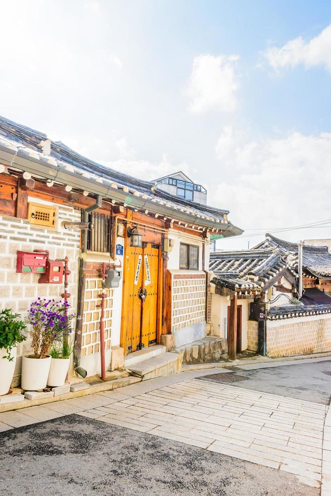 bukchon hanok village en corea foto