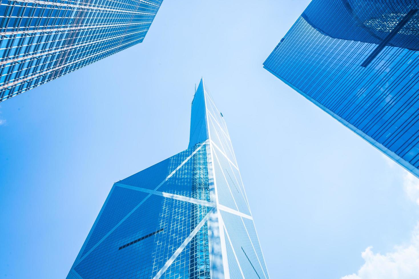 Skyscrapers in Hong Kong city photo