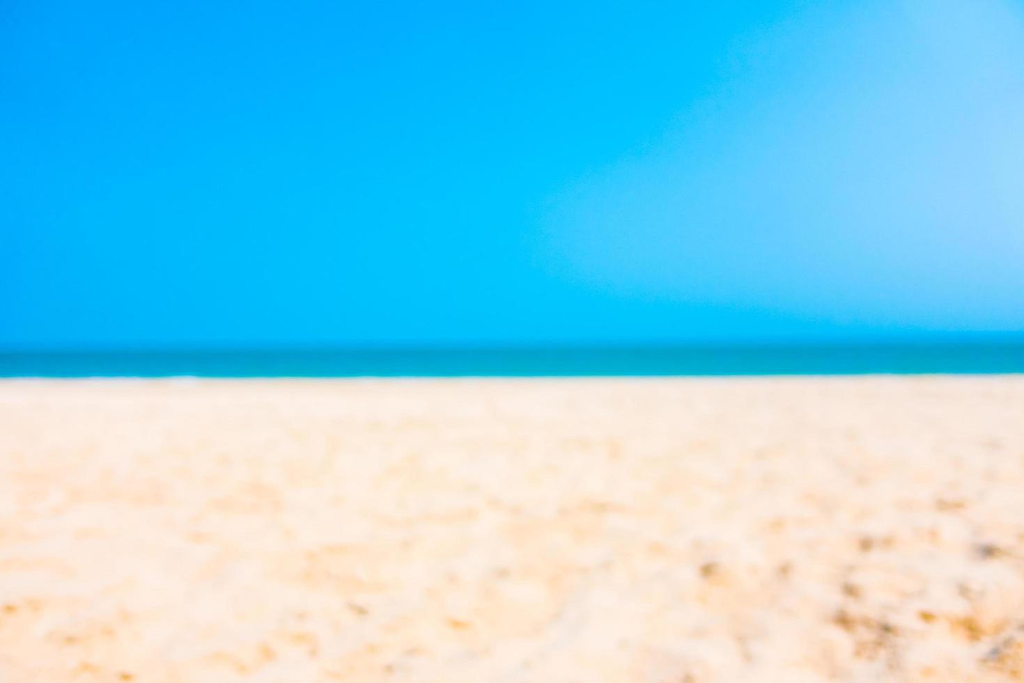Abstract blur beautiful beach and sea for background photo