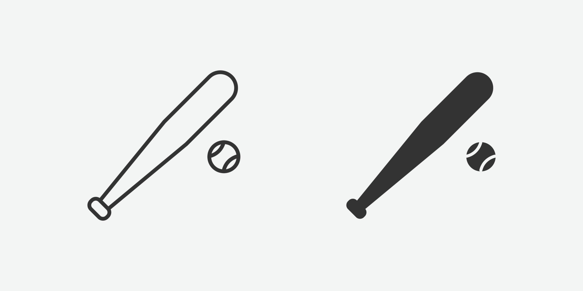 vector illustration of baseball icon symbol