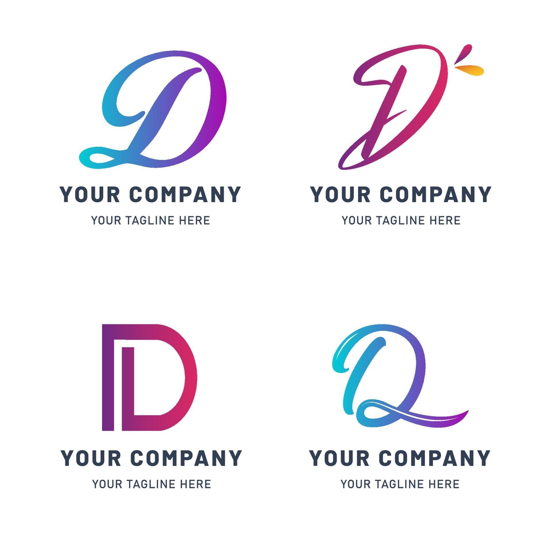 Collection of D Logo Template 2292681 Vector Art at Vecteezy