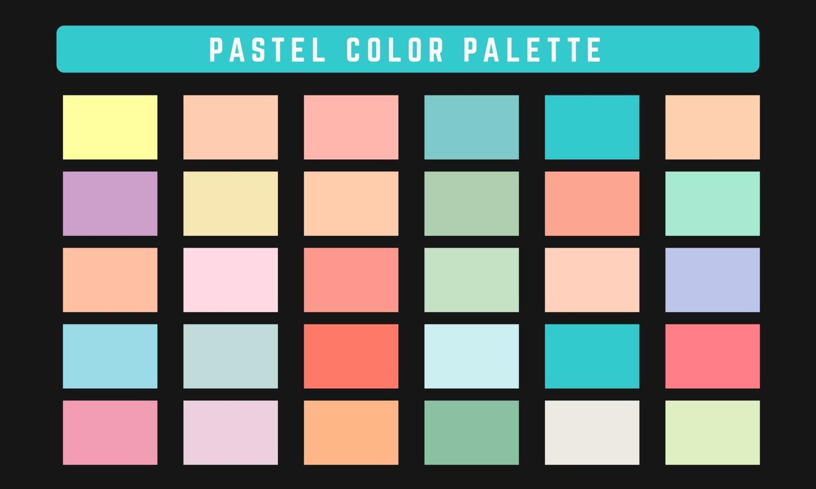 paleta de colores pastel vector 2292849 Vector en Vecteezy