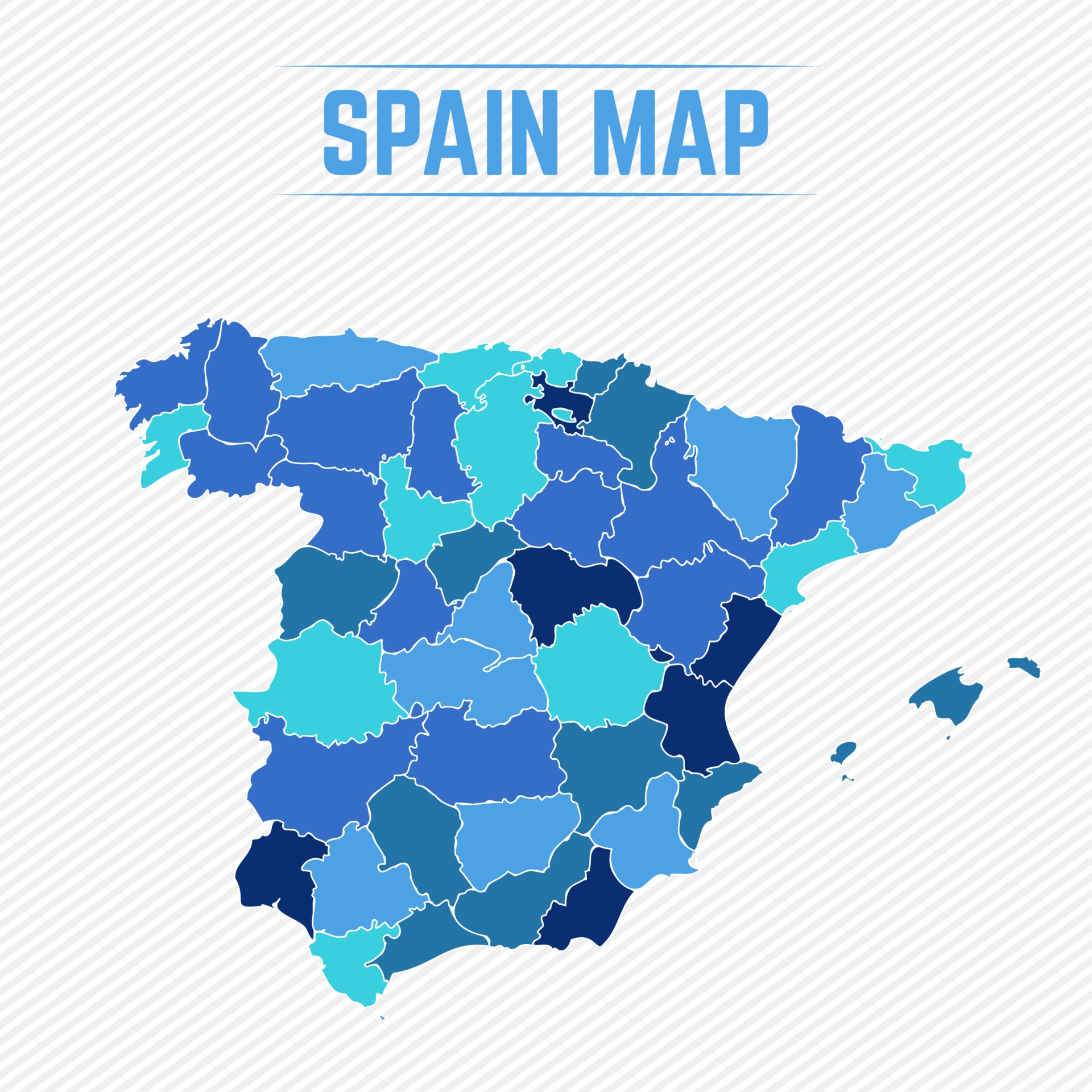 Mapa España Detallado – Mapa España - Comprar entre 13 Modelos