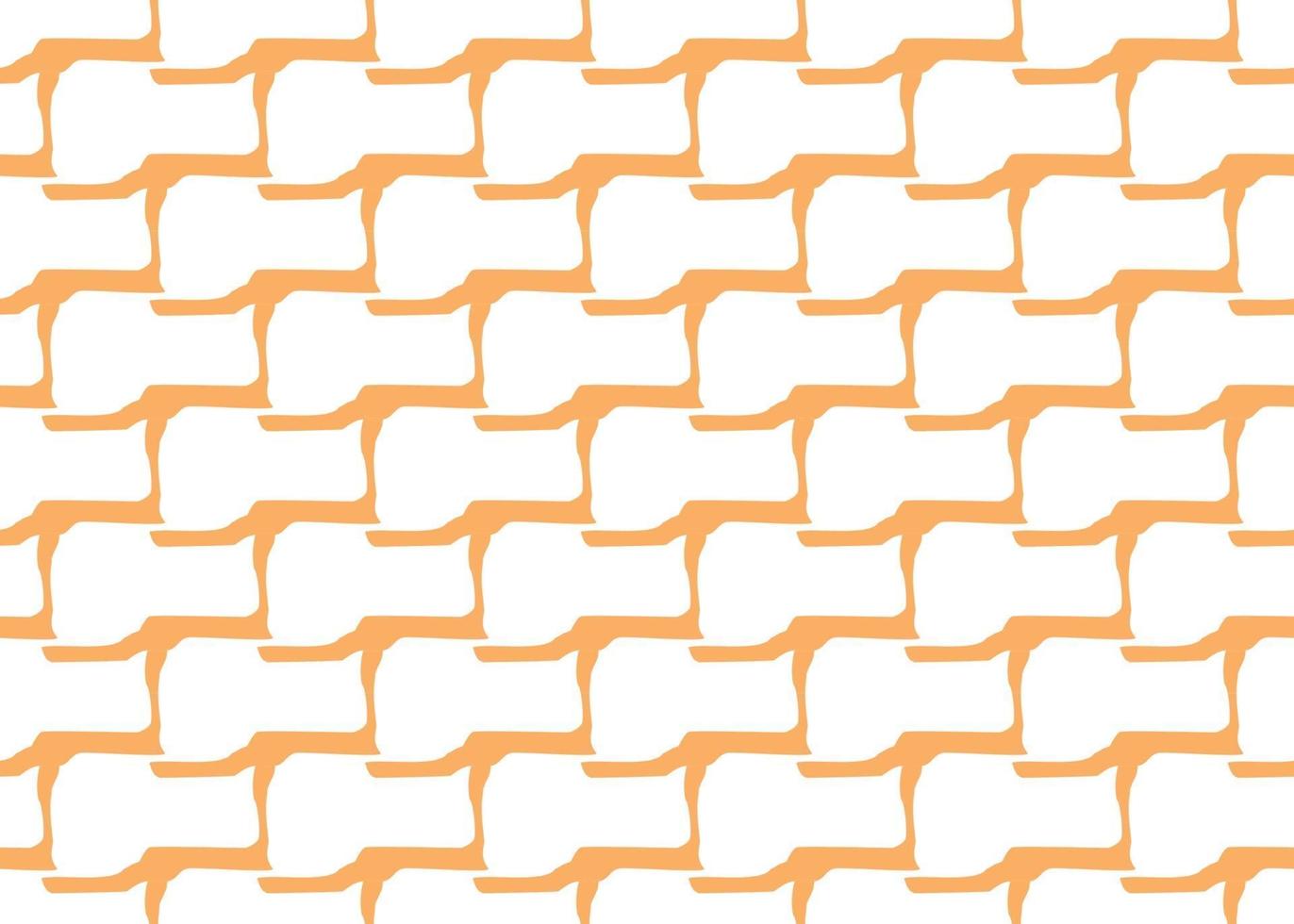 Vector texture background, seamless pattern. Hand drawn, orange, white colors.