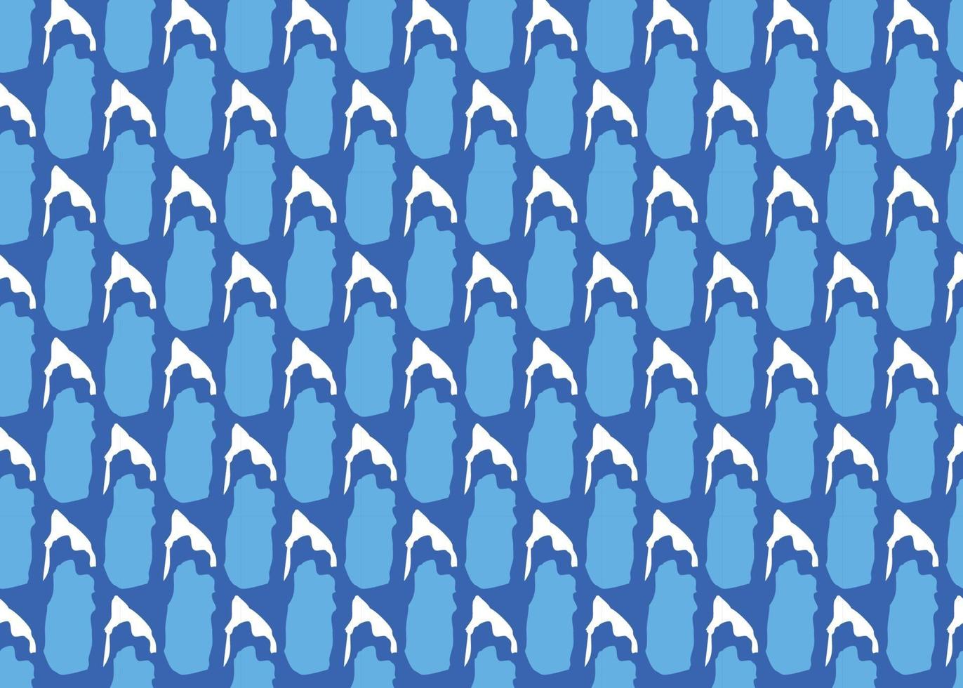 Vector texture background, seamless pattern. Hand drawn, blue, white colors.