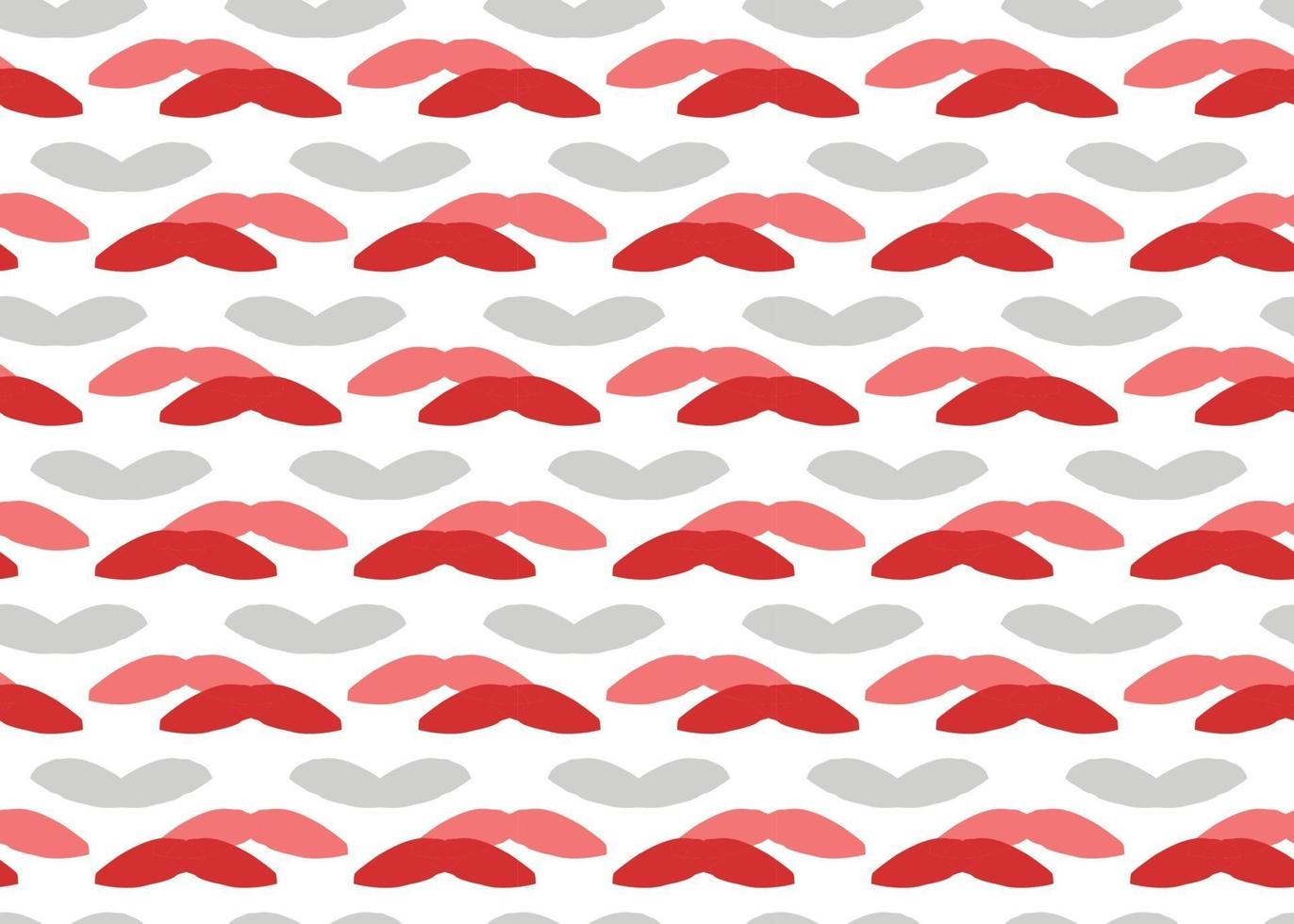 Vector texture background, seamless pattern. Hand drawn, red, grey, white colors.