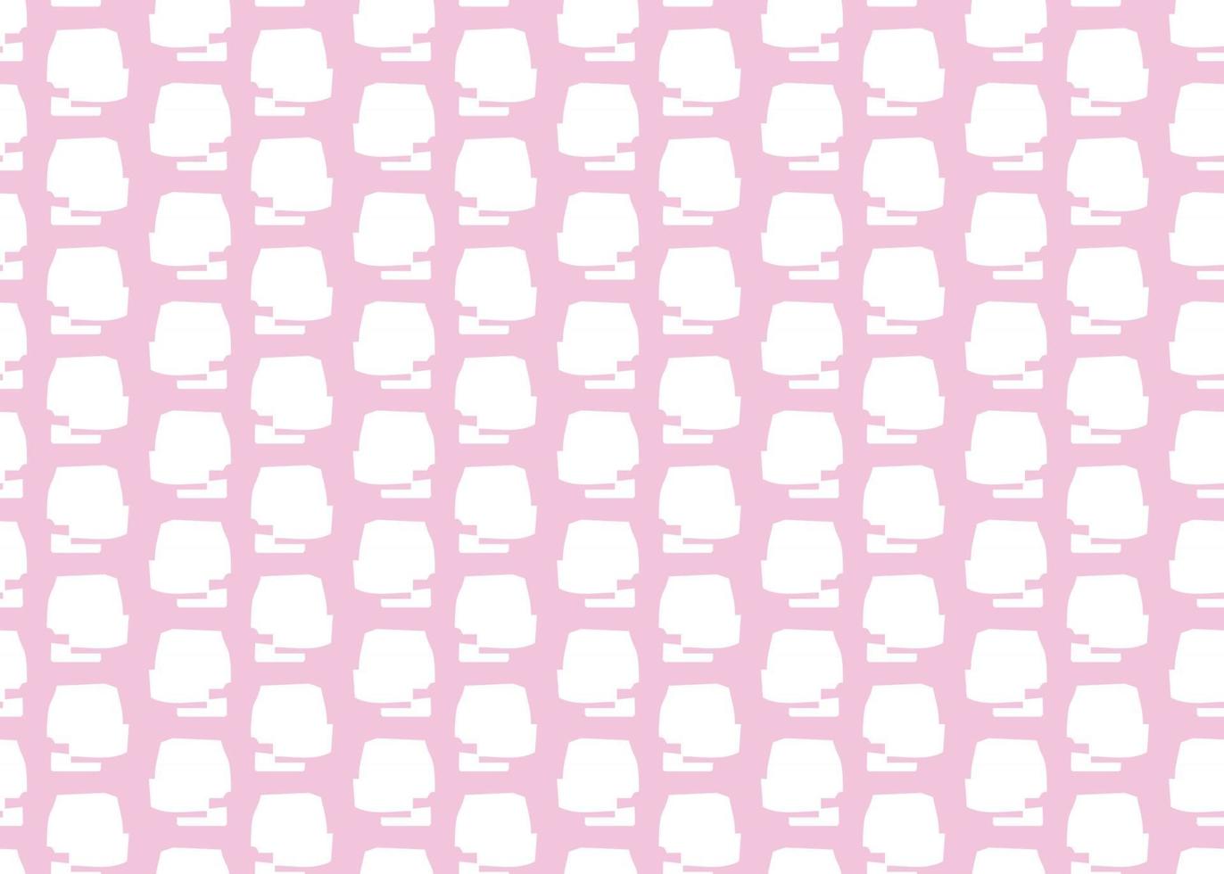Vector texture background, seamless pattern. Hand drawn, pink, white colors.