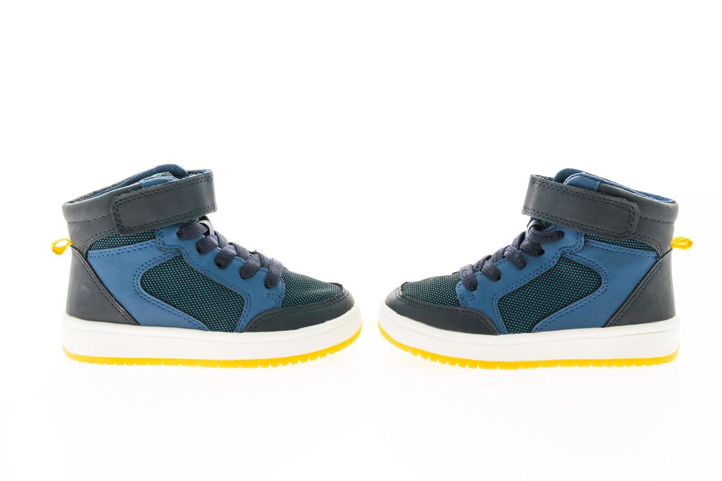 Sneakers on white background photo