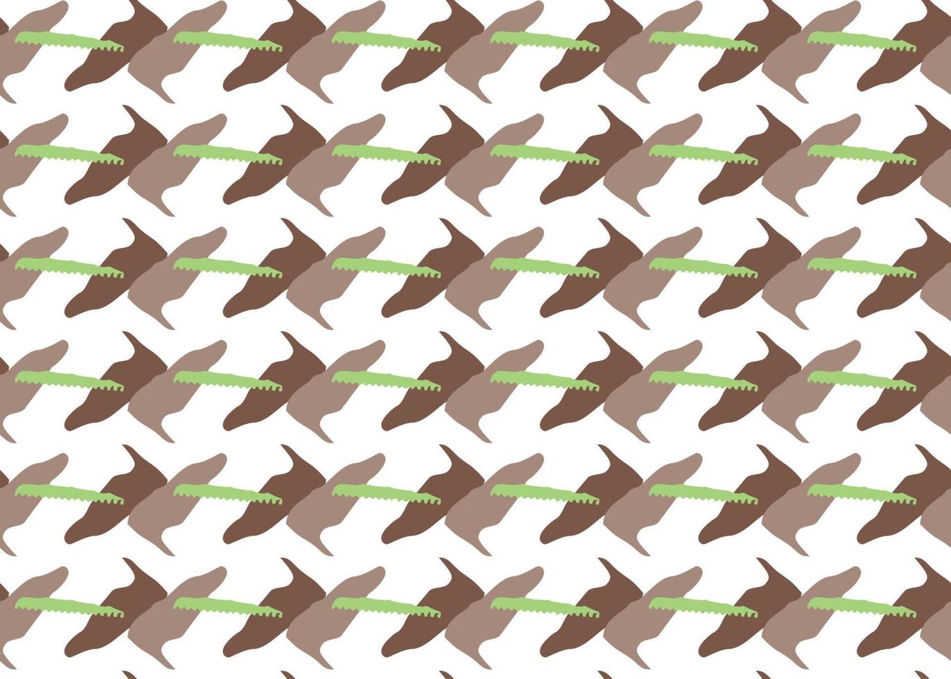 Vector texture background, seamless pattern. Hand drawn, brown, green, white colors.