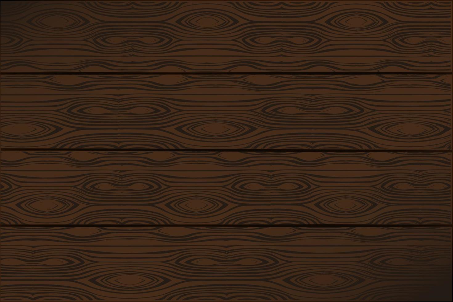 Brown wooden wall, plank, table or floor surface vector