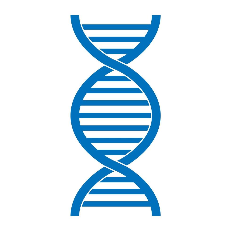 Medical scientific twisted helix structure abstract model of dna genes vector