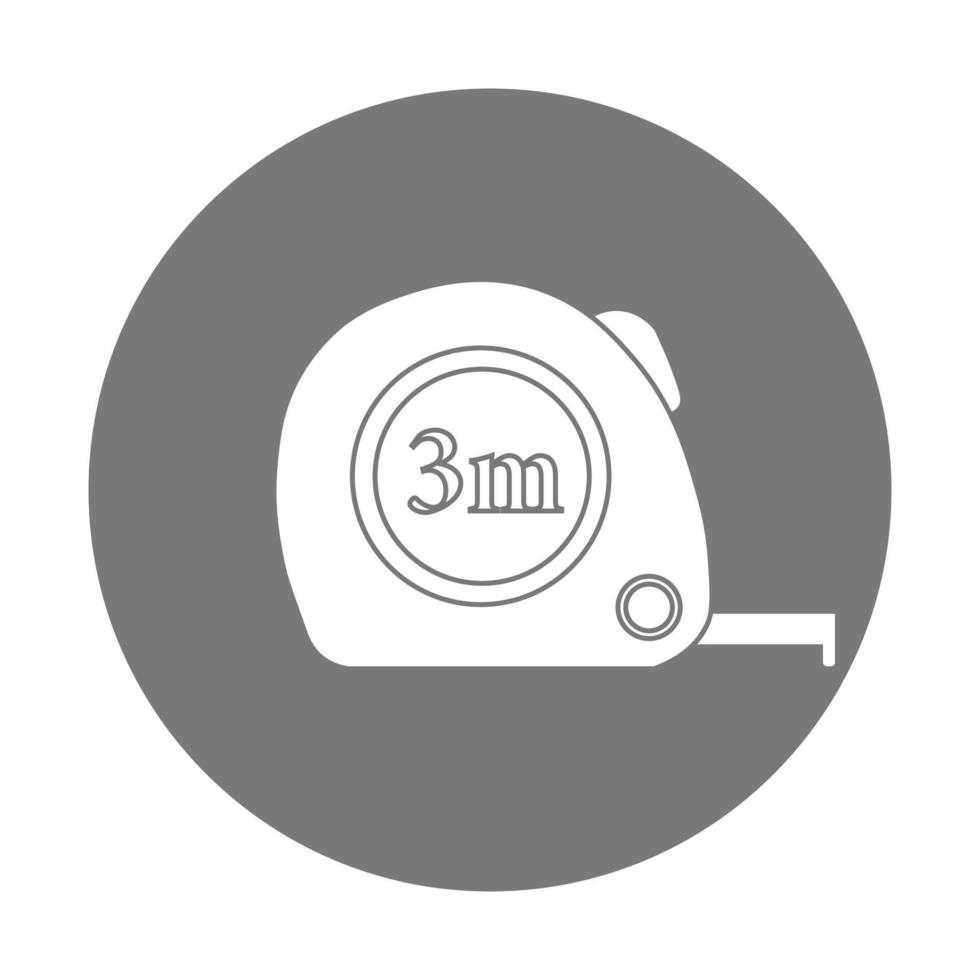 Ilustración simple del icono de construcción de ruleta para diseño web vector