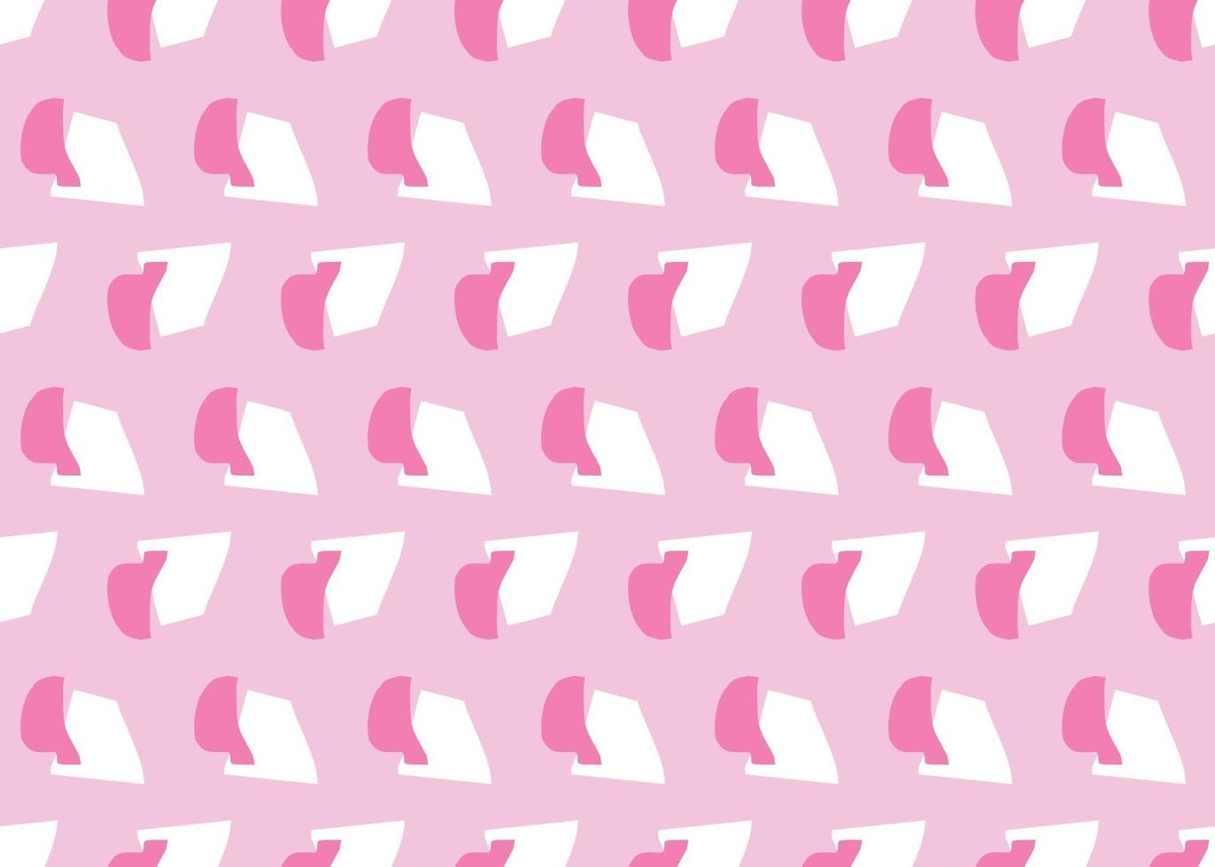 Vector texture background, seamless pattern. Hand drawn, pink, white colors.