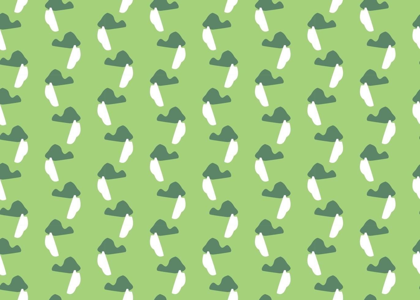 Vector texture background, seamless pattern. Hand drawn, green, white colors.