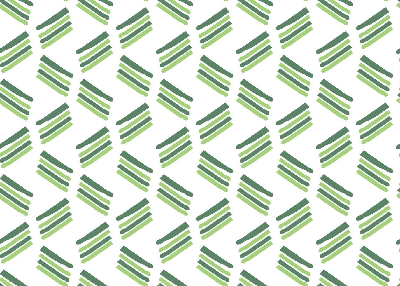 Vector texture background, seamless pattern. Hand drawn, green, white colors.