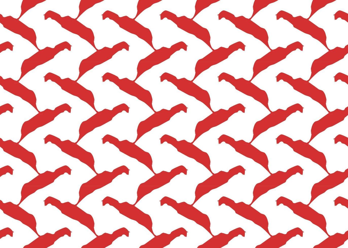 Vector texture background, seamless pattern. Hand drawn, red, white colors.