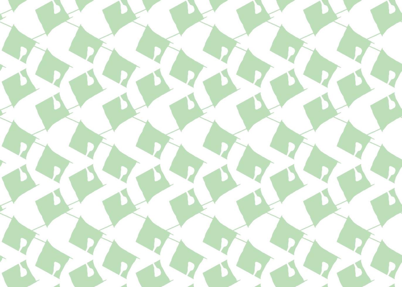 Vector texture background, seamless pattern. Hand drawn, green, white colors.
