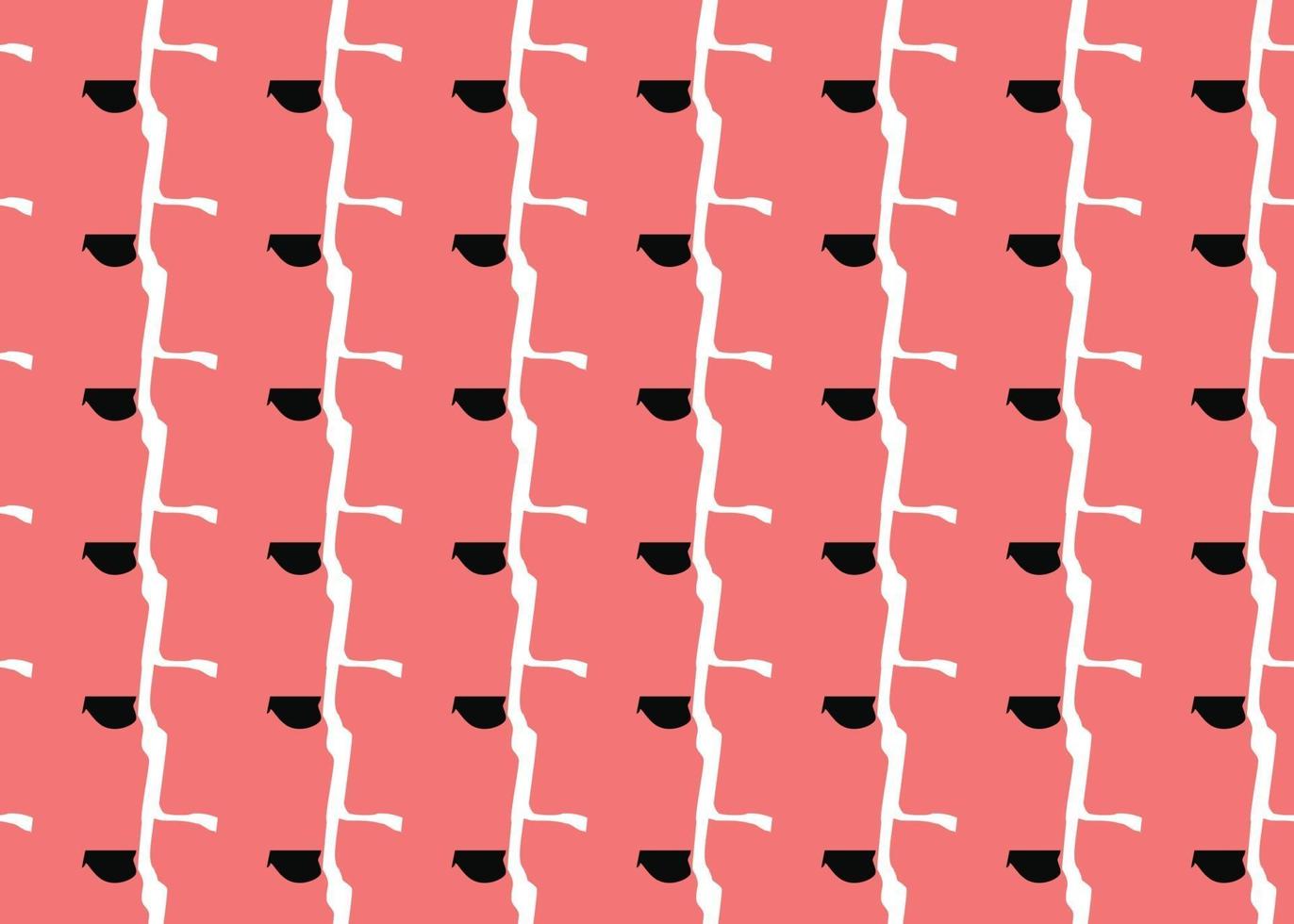 Vector texture background, seamless pattern. Hand drawn, red, black, white colors.