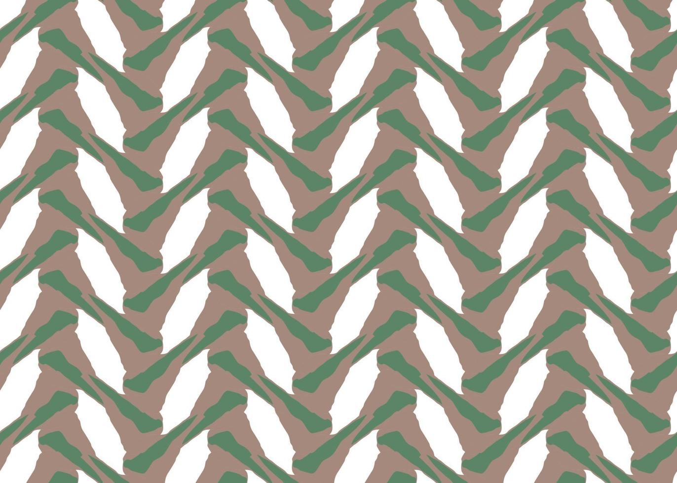 Vector texture background, seamless pattern. Hand drawn, brown, green, white colors.